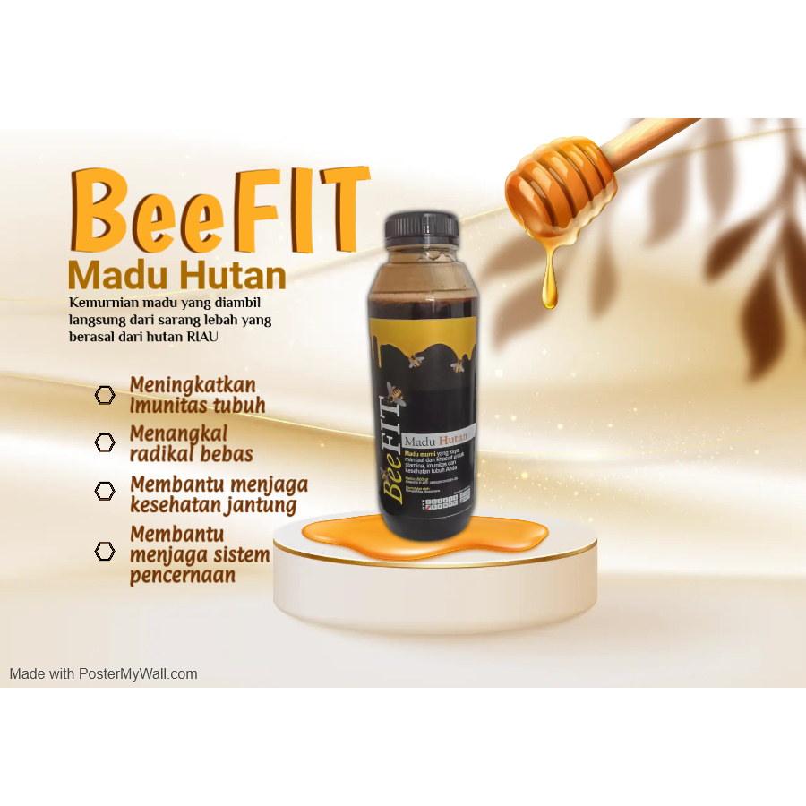 

BeeFIT MADU HUTAN 100% MURNI RAW HONEY JAMINAN ASLI 600GRAM