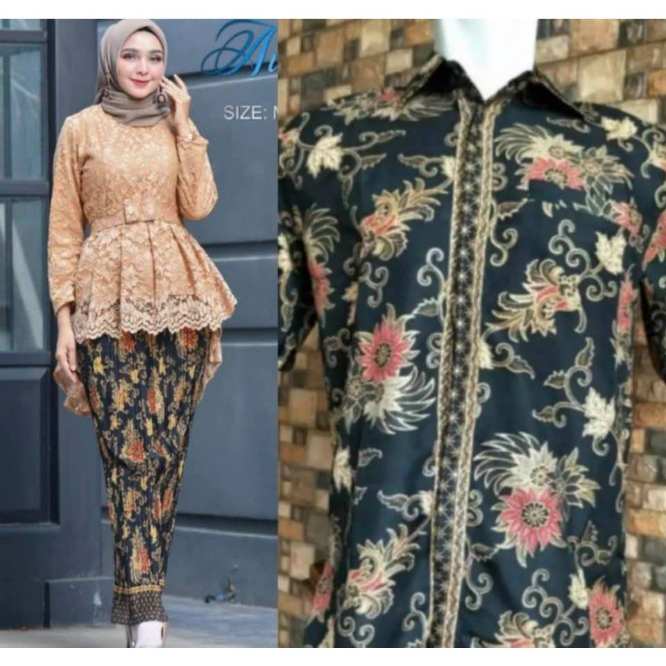 COUPLE AURORA BRUKAT ROK PLISKET/COUPLE KEBAYA/COUPLE KEBAYA LAMARAN
