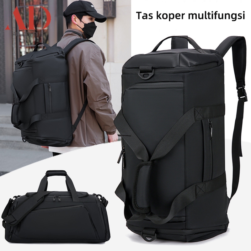 All Double Tas bagasi besar dengan kompartemen sepatu independen tas travel tas ransel tahan air