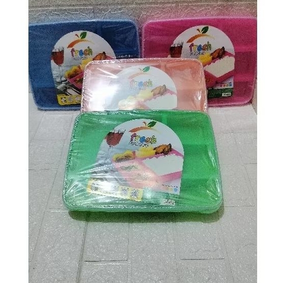 tempat makan bento sekat 5/lunchbox/ompreng