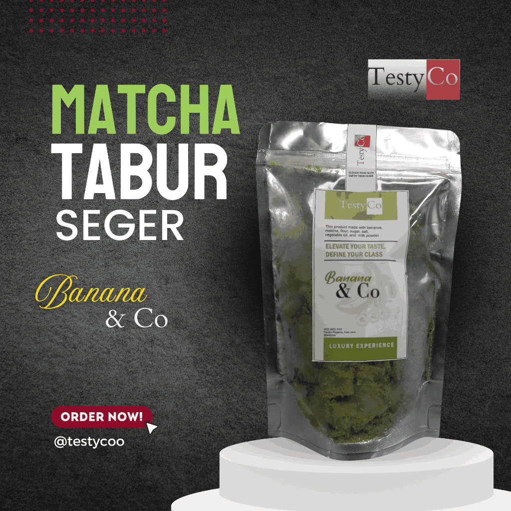 

Keripik Pisang Matcha Tabur Fresh