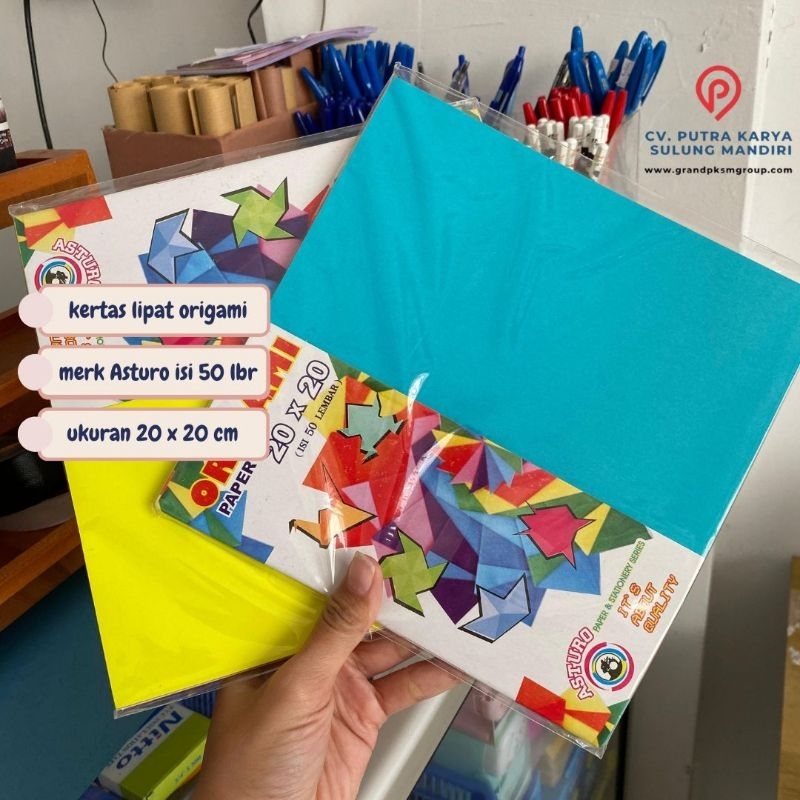 

kertas origami ukuran 20 x 20cm