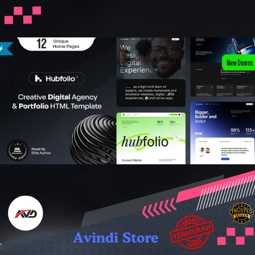 Hubfolio - Digital Agency & Portfolio Template