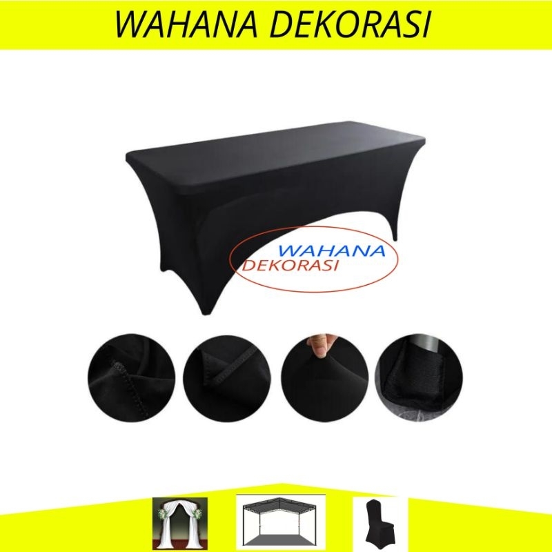Cover meja ketat 180x60x75