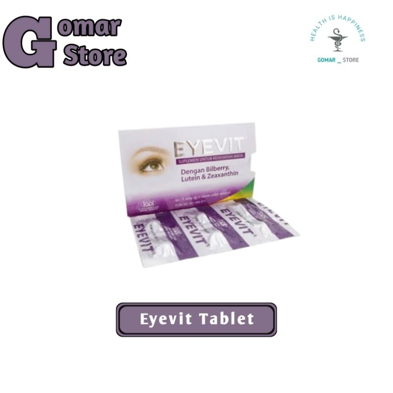Eyevit 1 box @30 tablet Vitamin Kesehatan Mata