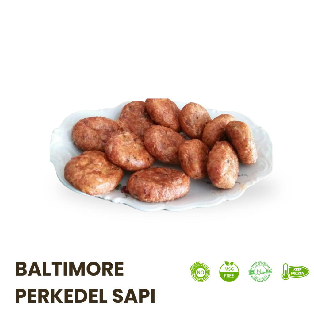 

Perkedel sapi 1kg favorit supplier hotel, kafe, resto