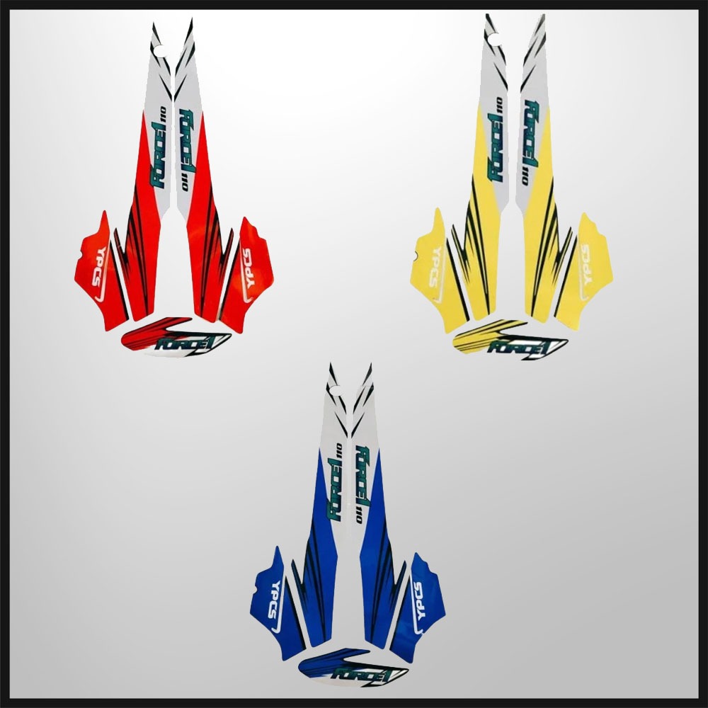 STRIPING STANDART YAMAHA FORCE 1 2001 STIKER BODY FORCE 1 2001 LIS BODY FORCE 2001 TERMURAH TERLARIS
