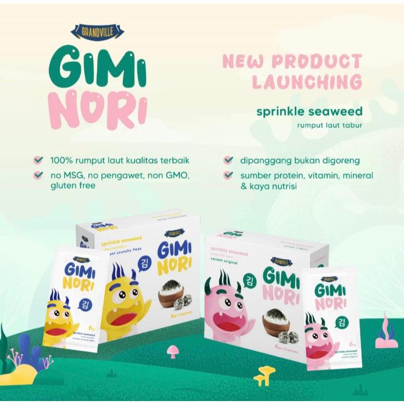 

Grandville Gimi Nori Rumput Laut / Nori Tabur Mpasi Bayi / SACHET