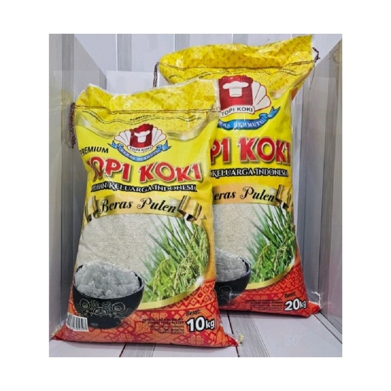 

Topi Koki Beras Premium 20kg| 10kg