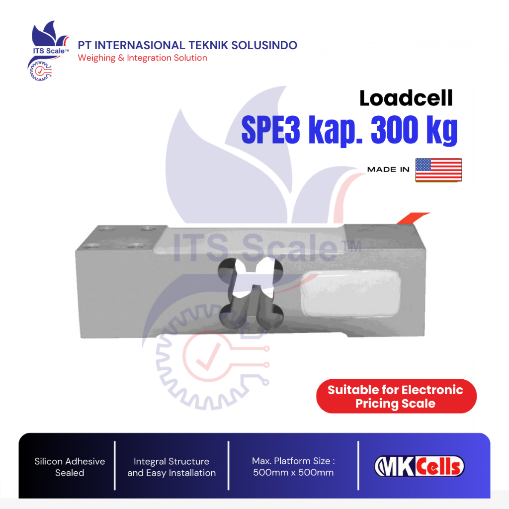 Load Cell Timbangan 300kg / Load cell MK-CELLS SPE3 300kg