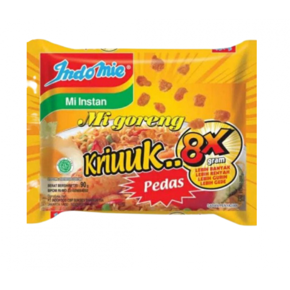 

Indomie Goreng Kriuk Pedas 90 gr