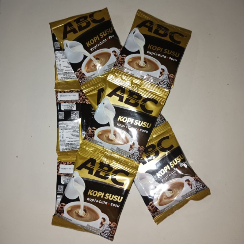 

ABC KOPI Susu 1renceng isi 10pcs, Susu kental manis