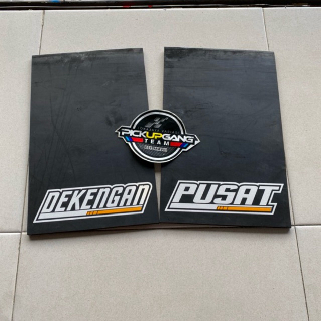 JUAL KARPET LUMPUR VARIASI PICK-UP PENAHAN LUMPUR KEPET EBEK KARET LUMPUR DAN STICKER UKURAN L300