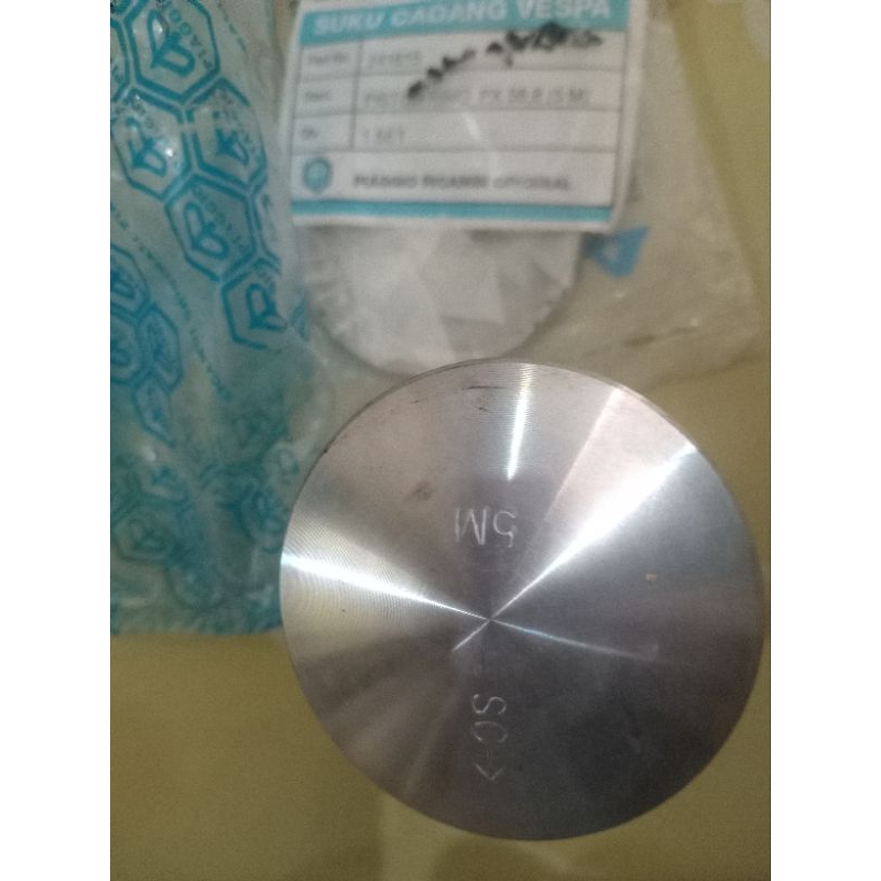 Piston seher seker vespa px pxe excel 5M ring tebal NOS