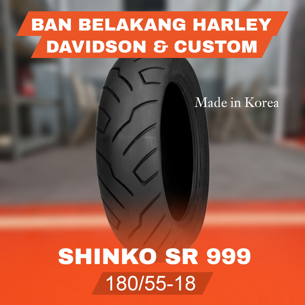 SHINKO SR 999 180/55-18 BAN HARLEY DAVIDSON & CUSTOM