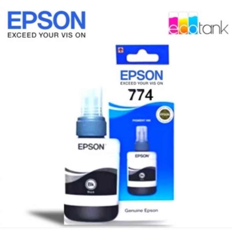 Tinta Epson 774 Black T-774 Original FOR Printer Epson M100 dan M200