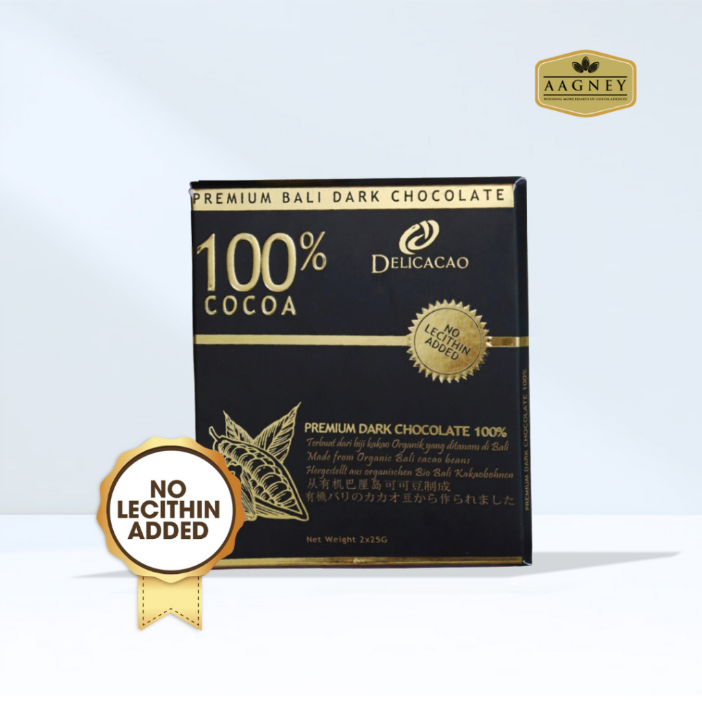 

Delicacao Bali - Aagney Premium Dark 100% Chocolate | Cokelat Bali