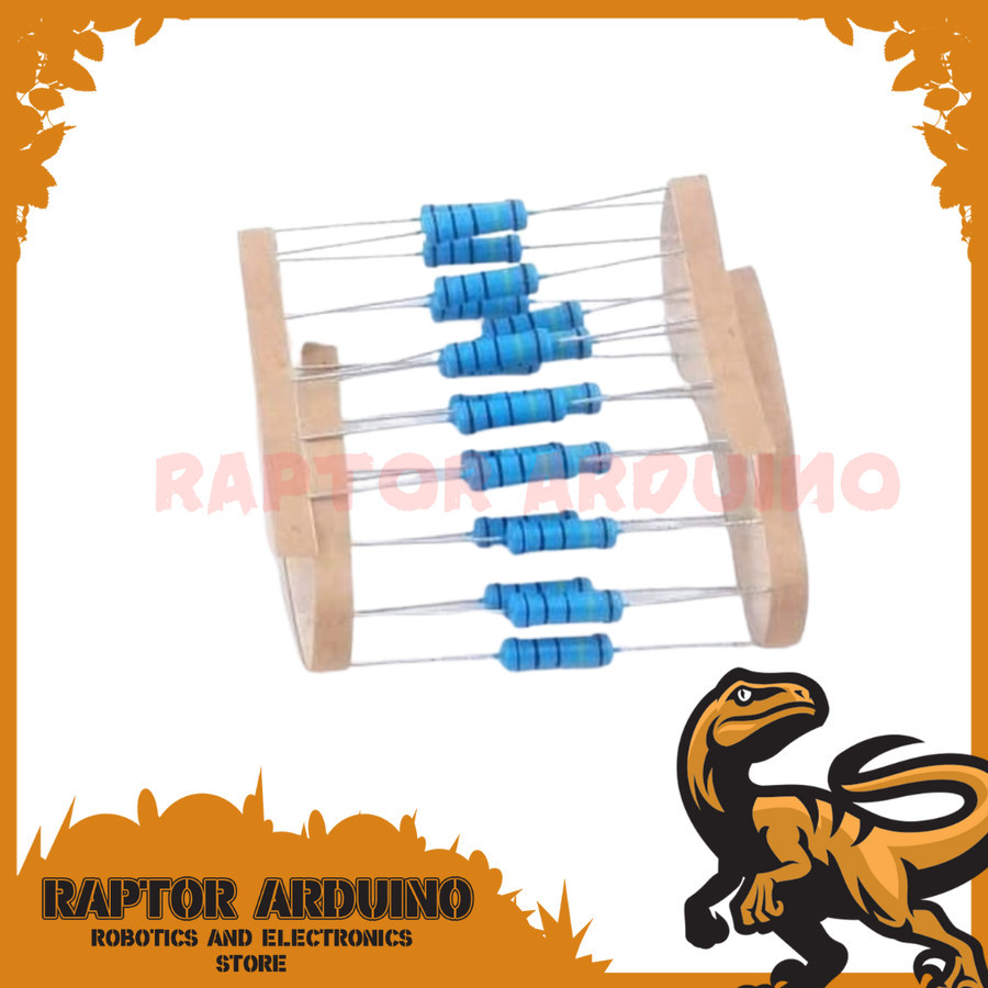 10pcs Resistor 4.7M 4.7Mega 4m7 Mega Ohm 1/4 watt metal film 1% toleran