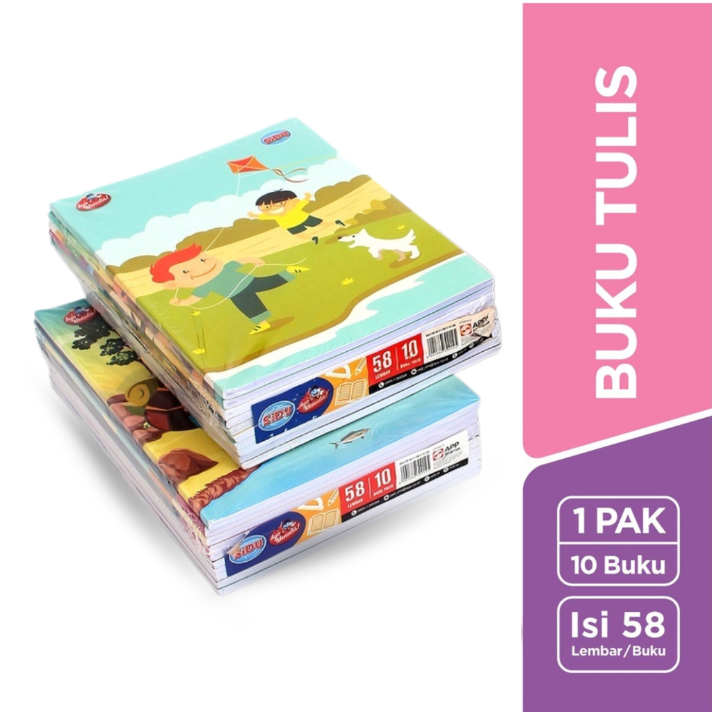 

PROMO GROSIR MURAH Buku Tulis Sinar Dunia / SIDU 58 Lembar