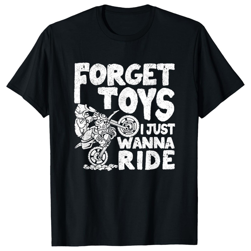 Kaos Sepeda Motor Trail Rider Motocross Anak Laki-laki Forget Toys I Just Wanna Ride