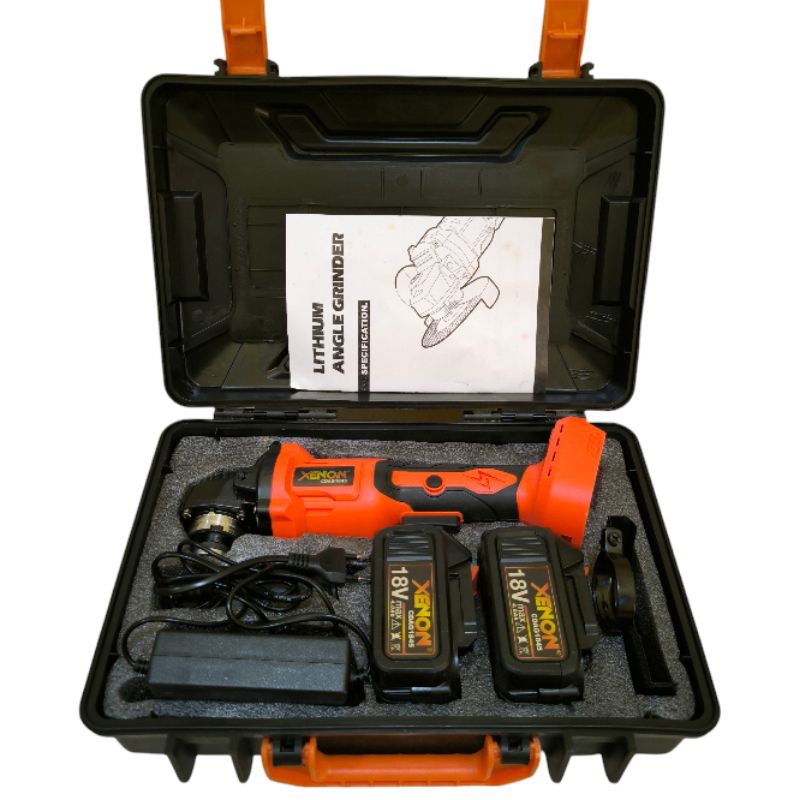 XENON CDAG1845 Mesin Gerinda Cordless 18V Cordless Angle Grinder