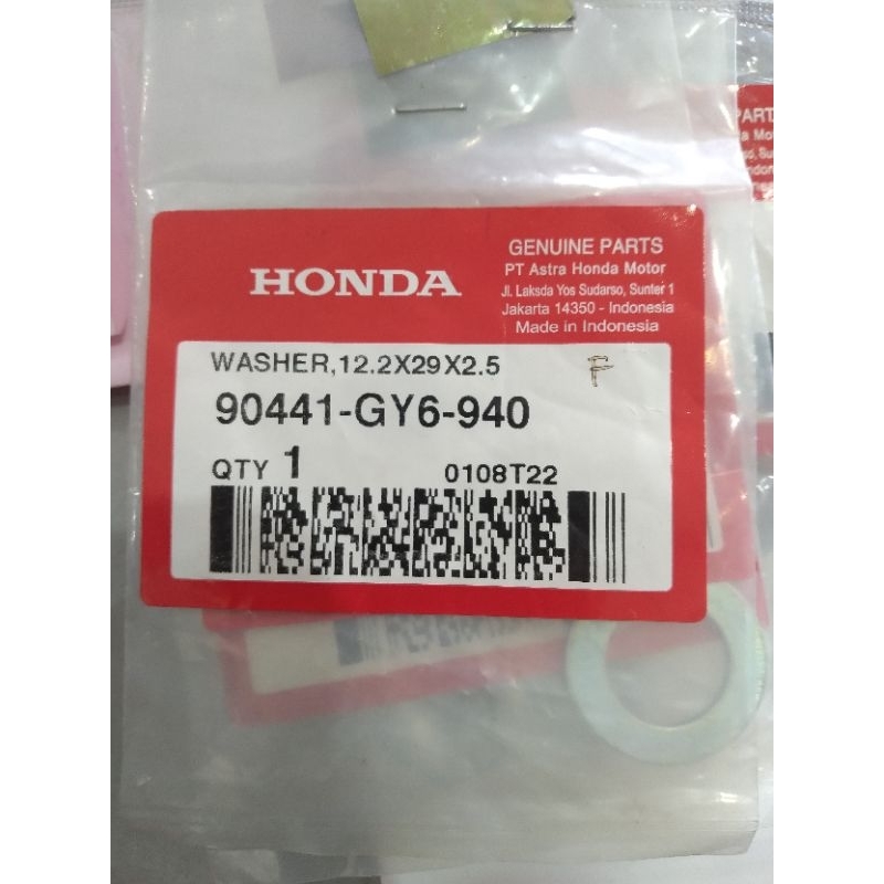 Honda Washer PT Astra Motor 90441-GY6-940