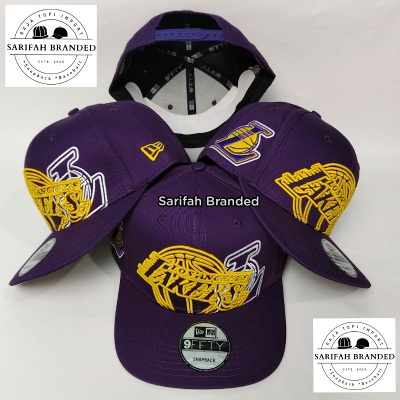 Topi Snapback Basket NBA LAKERS Import - Topi Snapback Pria Import