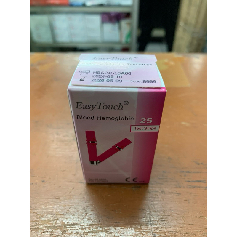 Strip Easy Touch Hb / Stik Easy Touch Hemoglobin isi 25 test Stick Hb ET Easy Touch JunDW