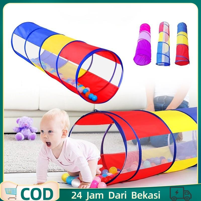 Terowongan Mainan Anak Berwarna Terowongan Anak Playground Tenda Terowongan Anak Mainan Anak Terowon