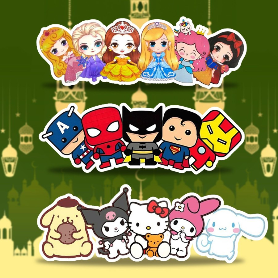 

angpao lebaran karakter/amplop lebaran karakter/labubu/spiderman