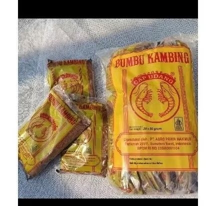 

Bumbu Kambing Cap Udang 50gr