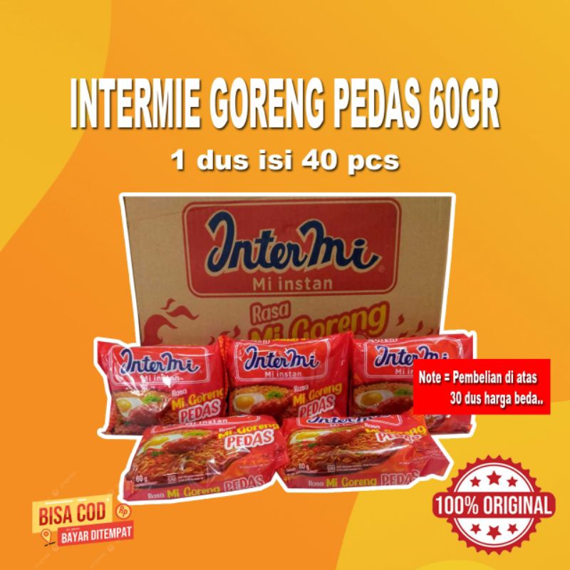 

INTERMIE Rasa Mi Pedas ( Beli di atas 30 dus harga khusus )