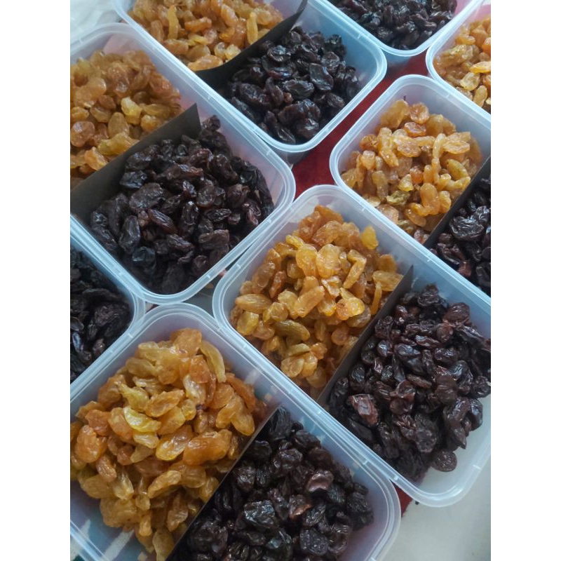 

Kismis Mix / Kismix 250gr Kismis hitam kismis kuning