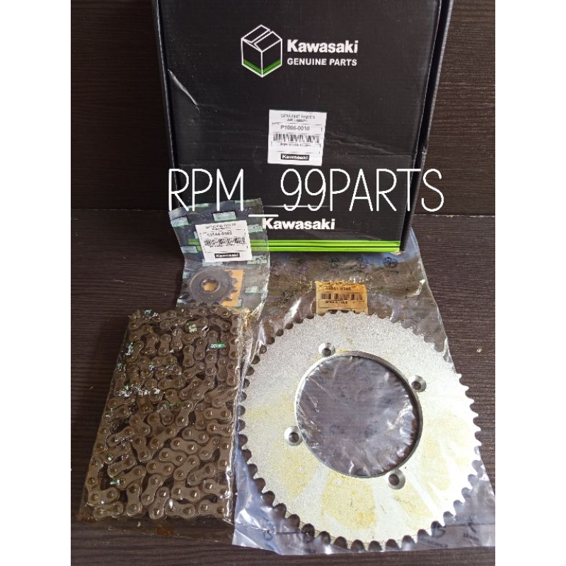 Gear set Kawasaki KLX 150 BF KLX 150 L/S D-Tracker ORI sunstar