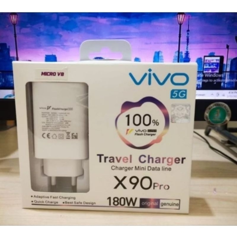 Charger HP VIVO 5G 180 watt original