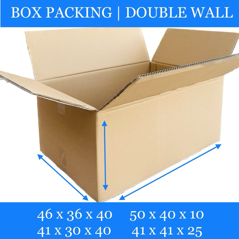 

Kardus Packing Termurah Box Pindahan Double Wall Bahan Kraft 200 Kondisi Baru