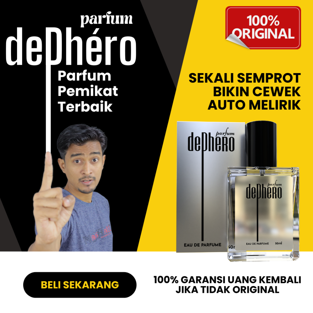 Parfum Pria Dephero 50ml - Parfum Wangi Tahan Lama Kualitas Premium