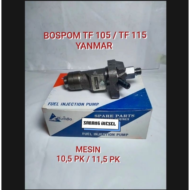 BOSPOM MESIN YANMAR TF 105 / TF 115 FUEL INJECTION PUMP ASSY BOSPOM KOMPLIT MESIN YANMAR