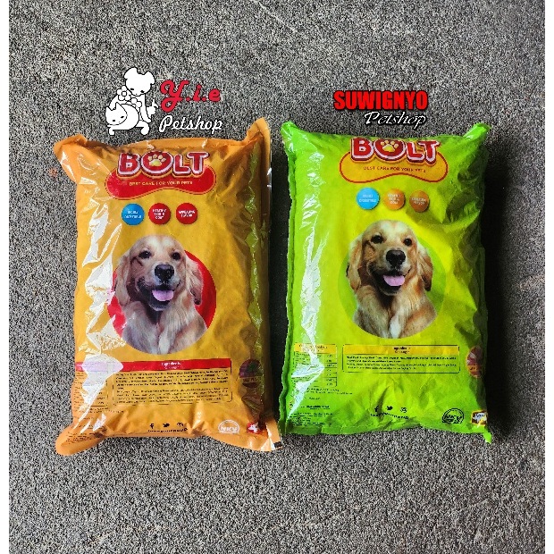 Bolt Dog Pakan Anjing Repack 1 kg.