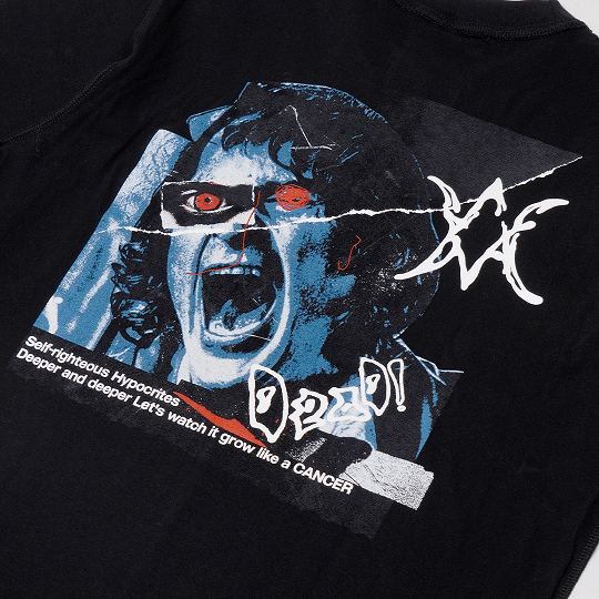 TERBARU READY STOCK - GVFI X 510 Dead Clown Oversized T-Shirt Black