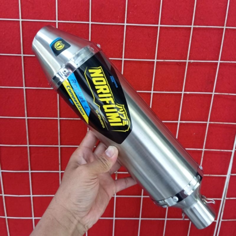 Norifumi roket4 exhaust only 51mm stainless material