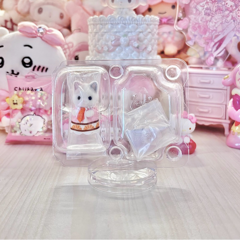 [ POPI READY ] Sylvanian Families Costume Baby Blind Bags Newborn Latte Cat Strawberry Cream Baby Ca