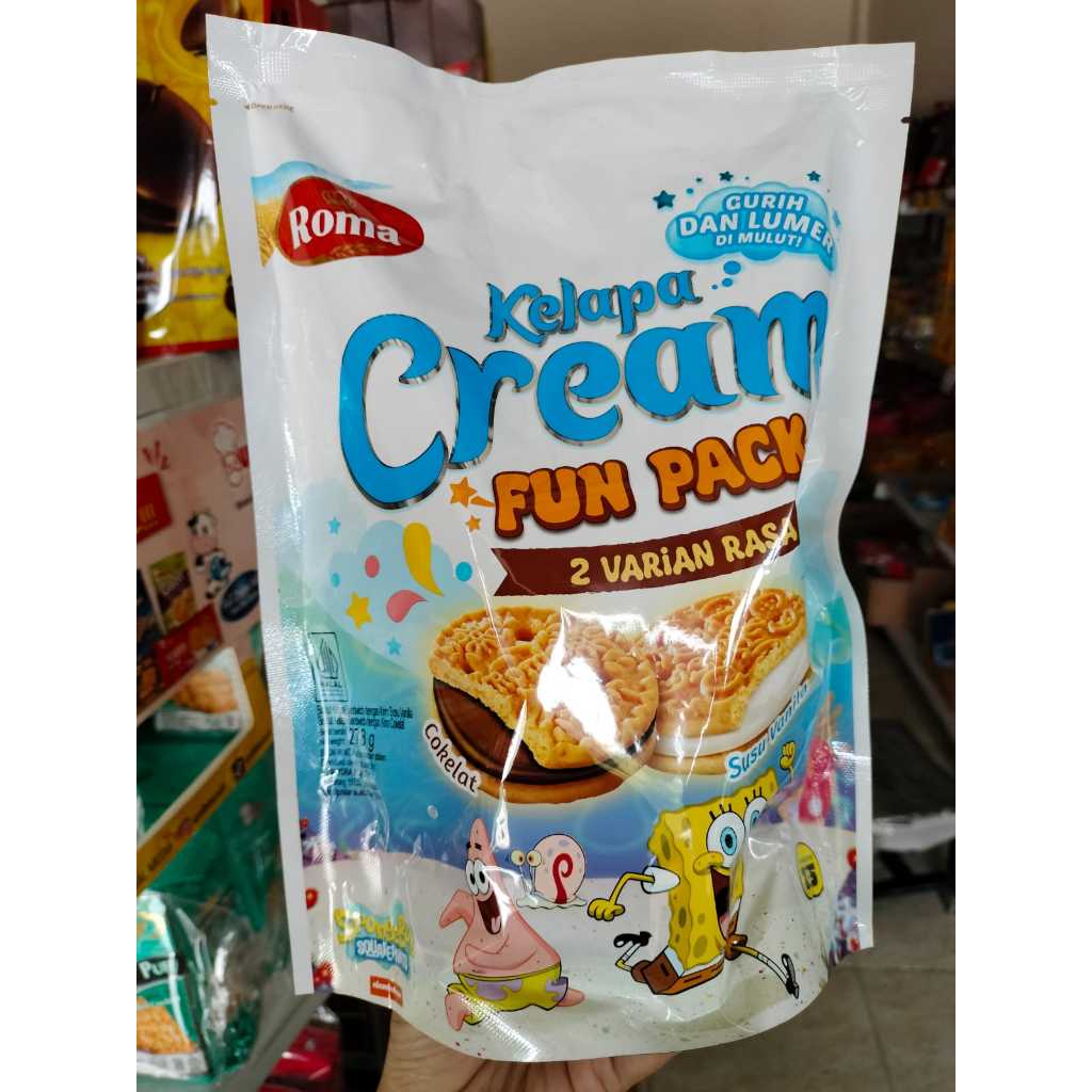 

Roma Kelapa Cream Fun Pack, Better Fun Bites, Beng beng Share It, Kalpa Share It