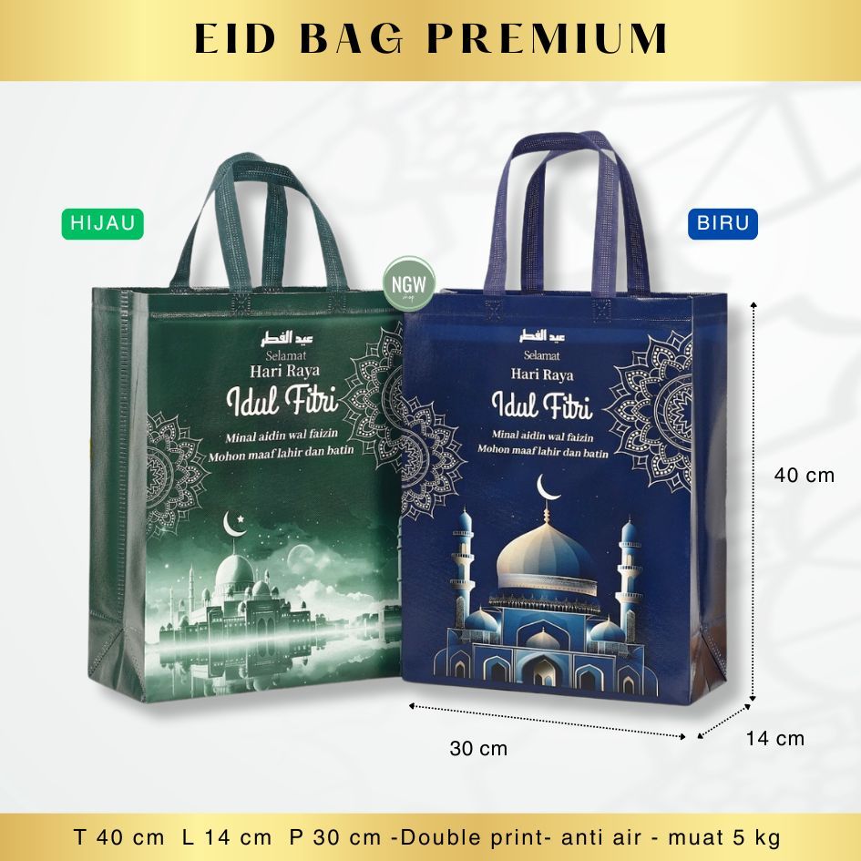 

Tas lebaran goodie bag idul fitri 40x30x14 premium ready stock