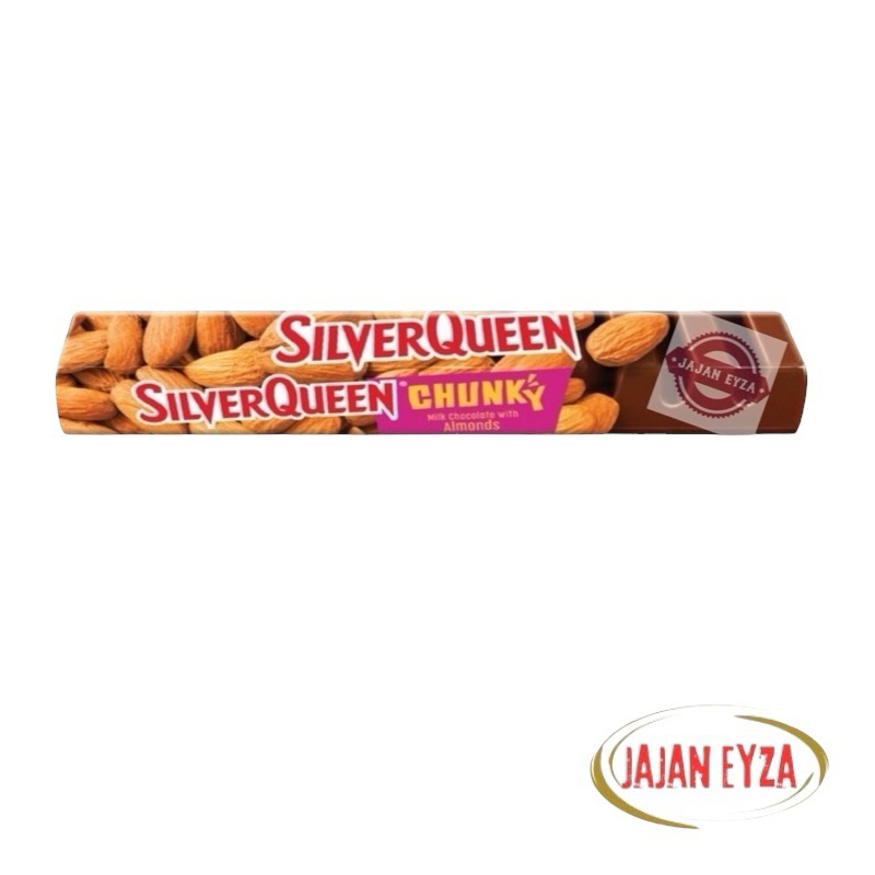 

Ukf5Pc6F4H (Kuliner.Kita) Silverqueen Chunky Cokelat Balok Cashew Almond Darkchoco Whitechoco - 85Gr