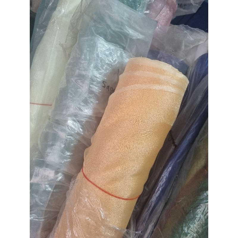 Kain Organza Crystal Warna Salem