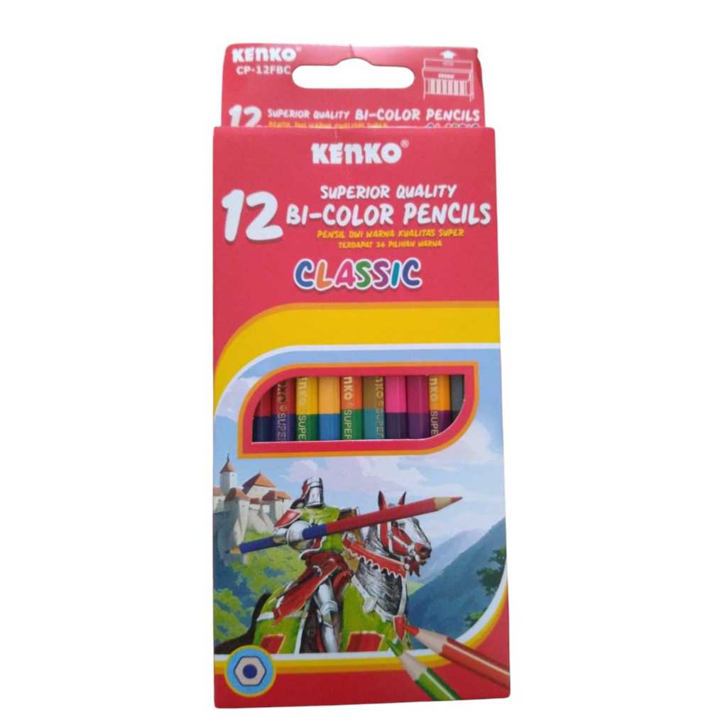

Colour Pencil Kenko CP 12-24 FBC (Bi-Color Pencils)/ Pensil Warna