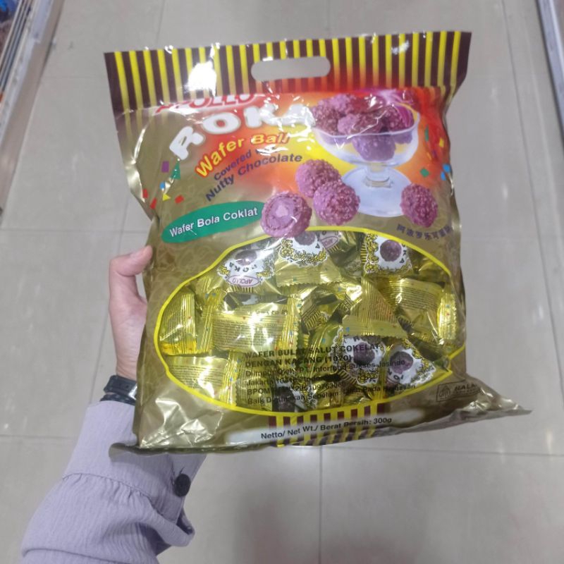 

cokelat roka apollo kemasan isi ulang 300gr