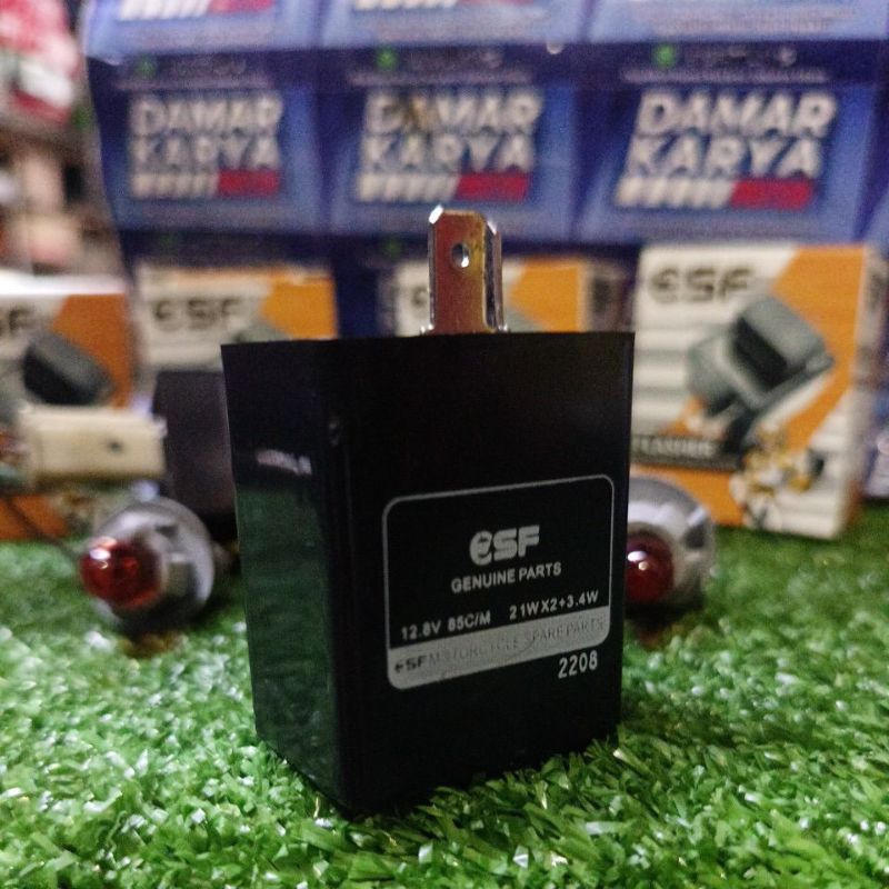 FLASHER SENT RILEY SEN RITENG SEN OTOMATIS BUNYI BEEP VIAR TOSSA JIALING RODA TIGA ORIGINAL ESF