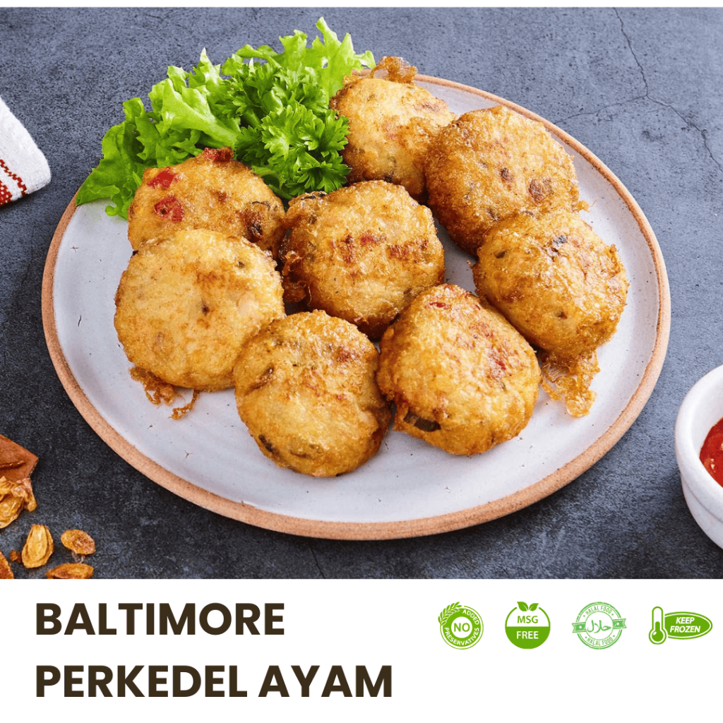 

Perkedel ayam favorit supplier hotel, kafe, resto